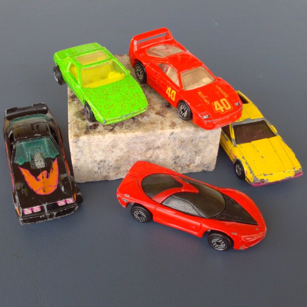 Hot Wheels Vintage Variety Die Cast Vehicles Bundle Set of 5